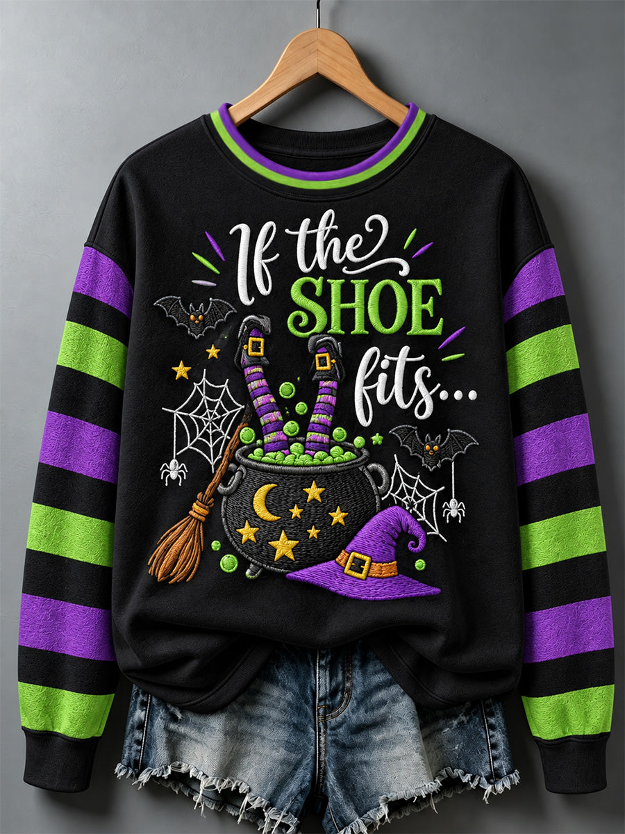 Women's If The Shoes Fits Print Sweatshirt