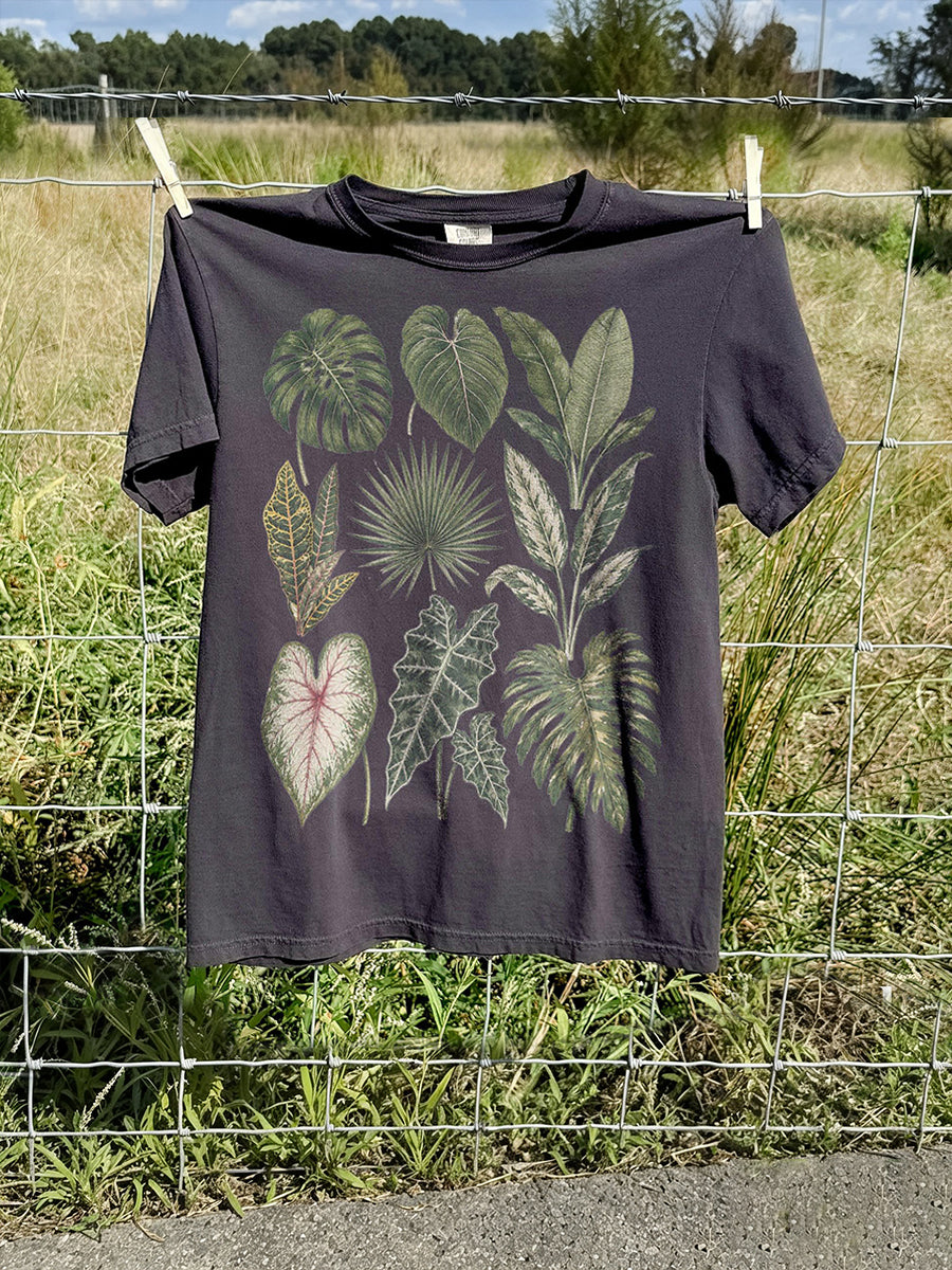 Unisex Plants Lover Art Printed T-Shirt