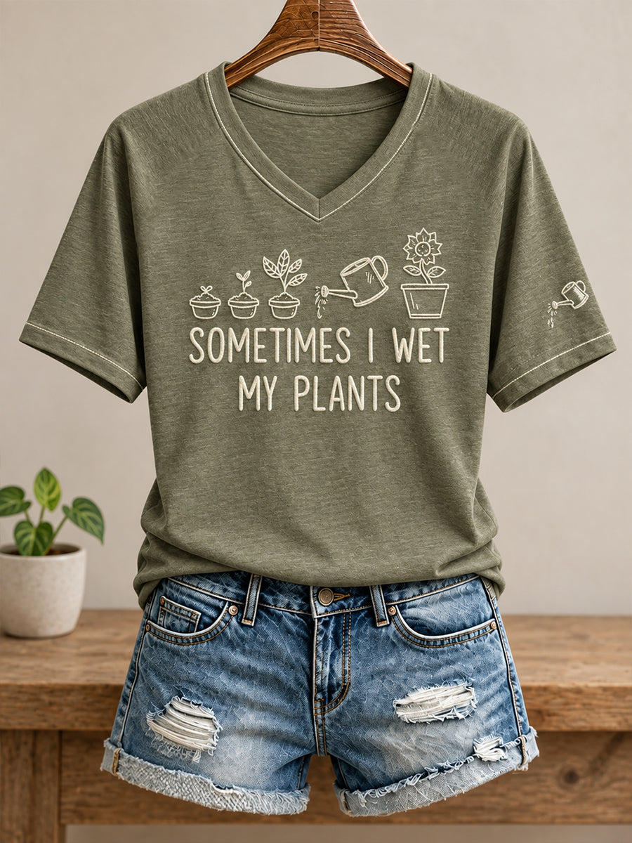 Women's Plants Lover Art Printed T-Shirt