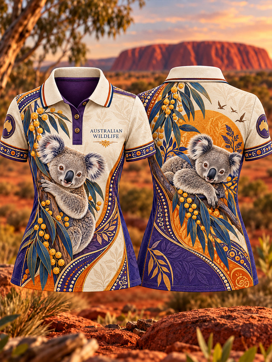 Women's Australian Animals Polo T-Shirt