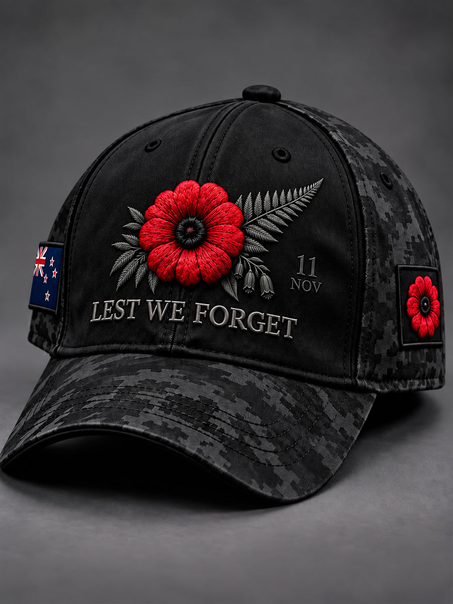 Unisex Remembrance Day in New Zealand Hat