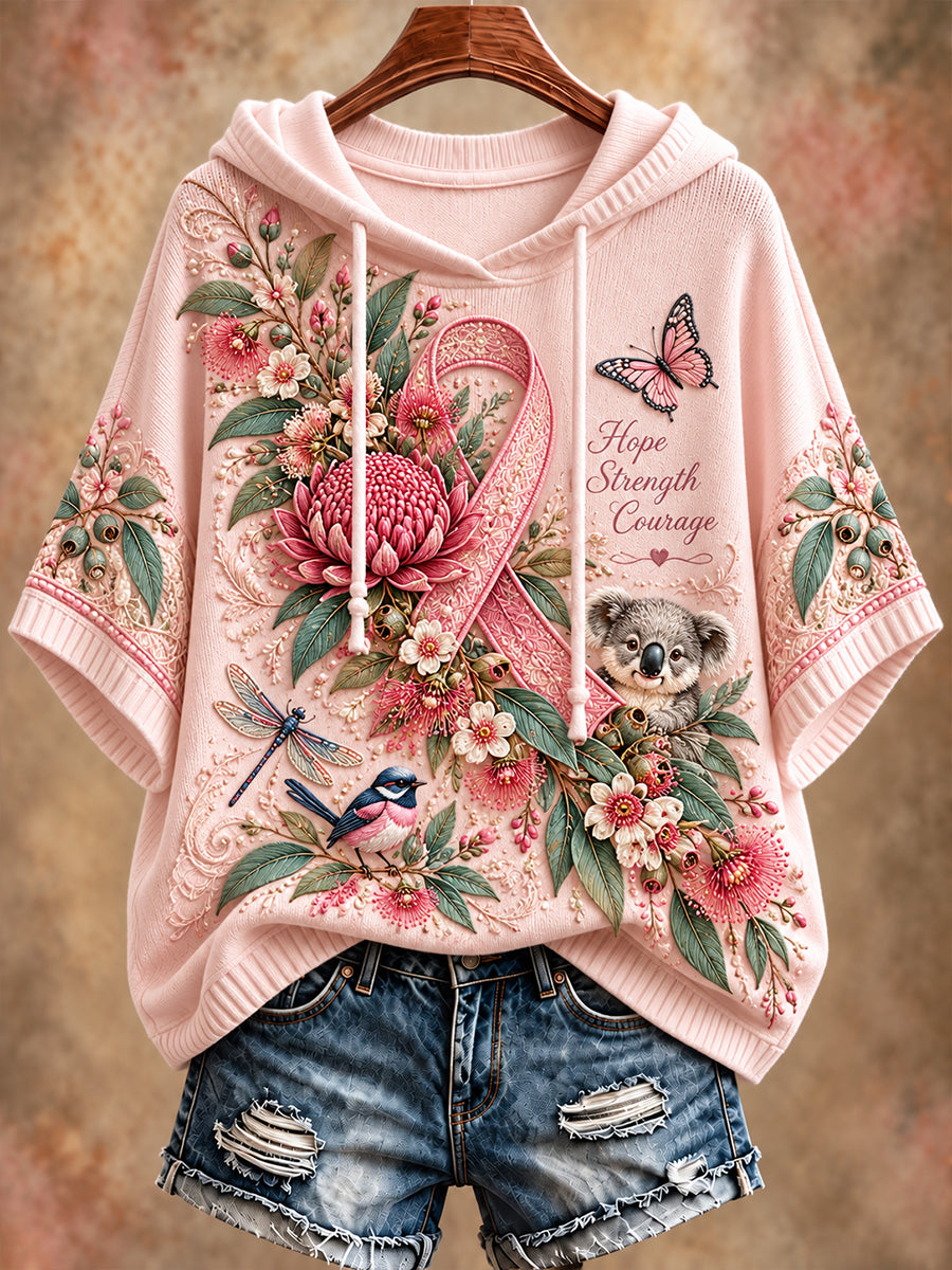Women's Breast Cancer Awareness in Australia Hooded Sweater