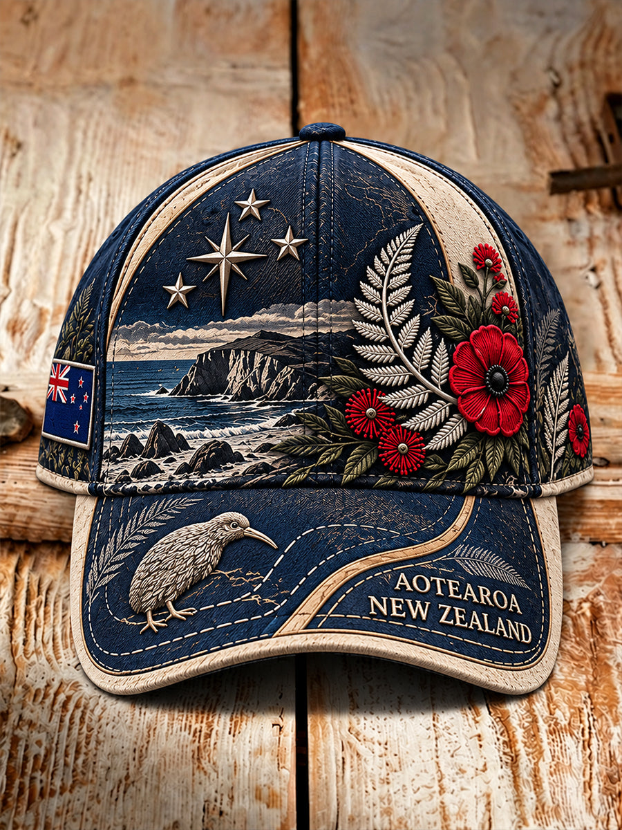 Unisex New Zealand Veterans Remembrance Day Hat
