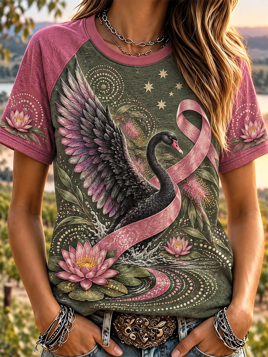 Women's Australian Breast Cancer Awareness T-Shirt