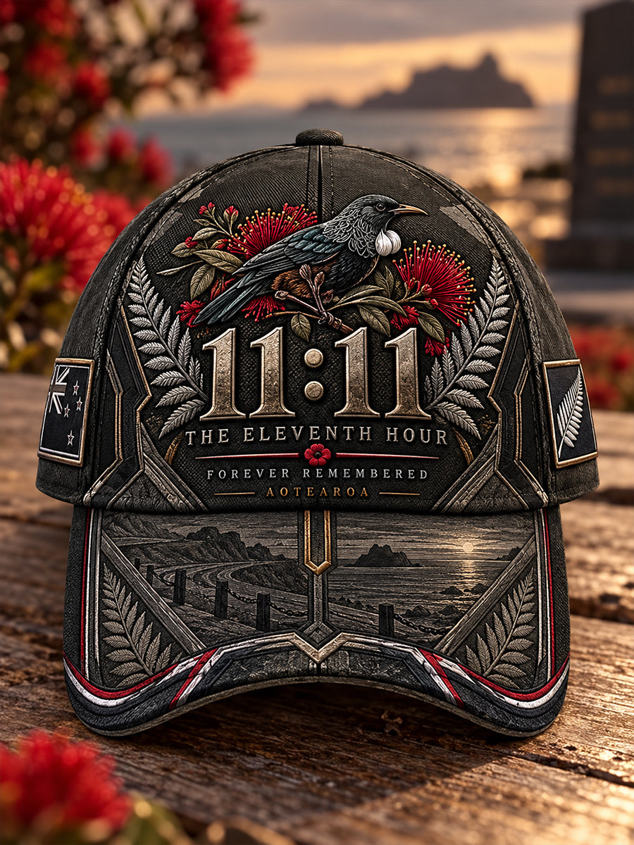 Unisex New Zealand Veteran Remembrance Day Hat