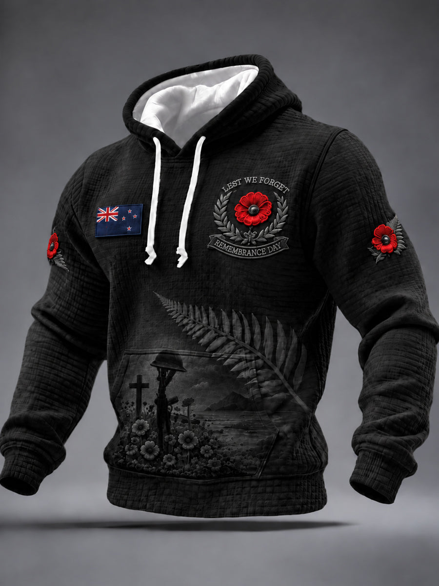 Men's New Zealand Veterans – Remembrance Day Hoodie