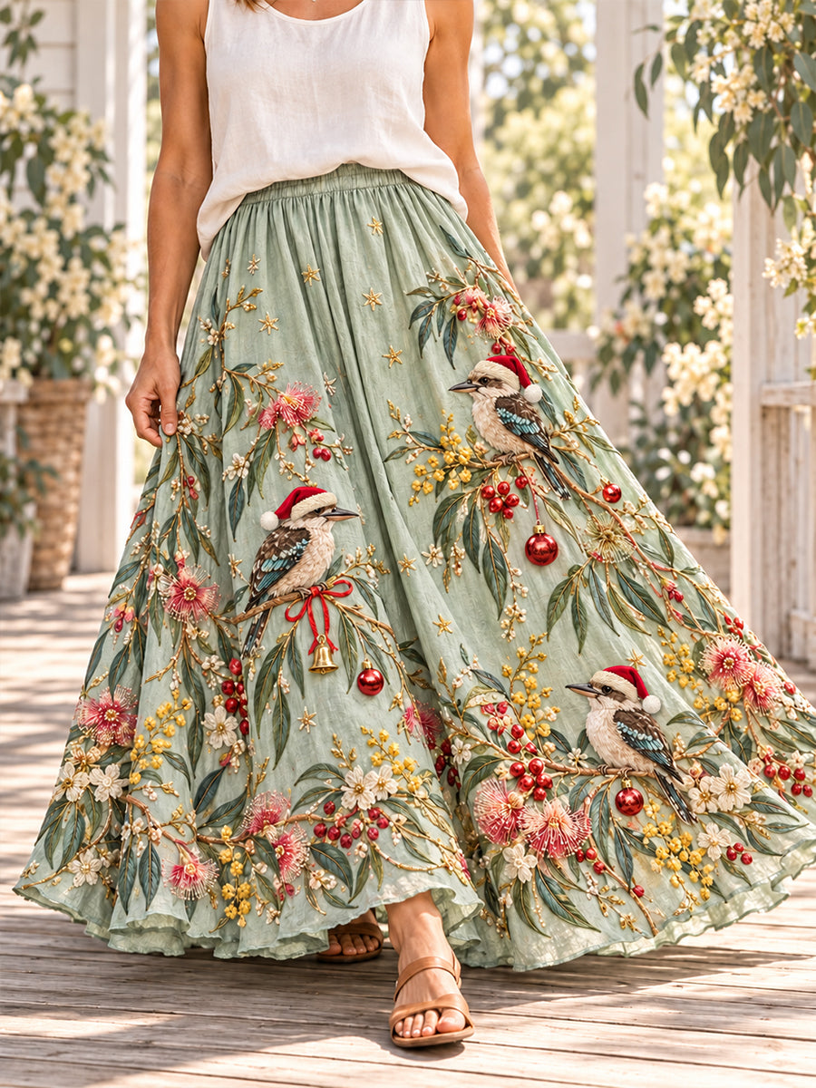 Women's Australian Christmas Half-length Skirt