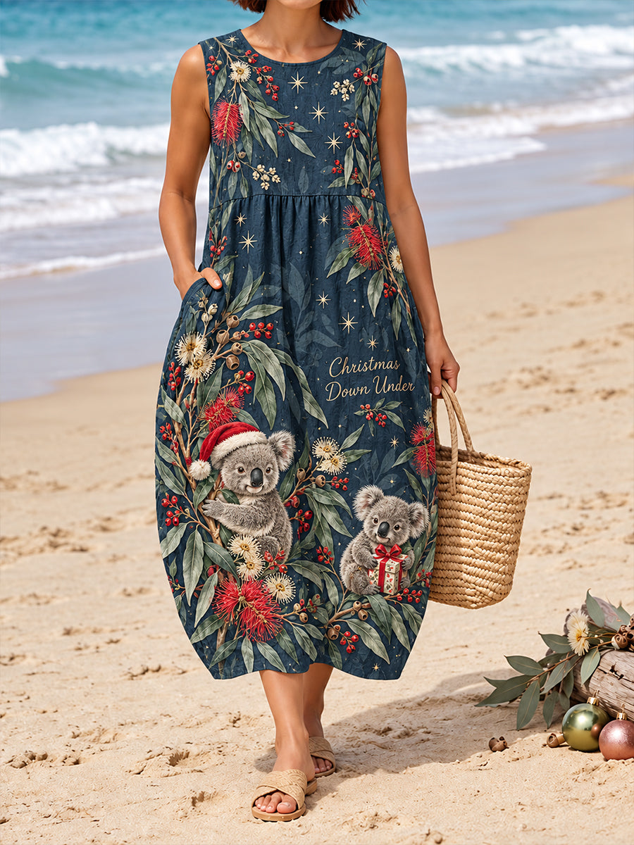 Women's Christmas In Australia Casual Dress
