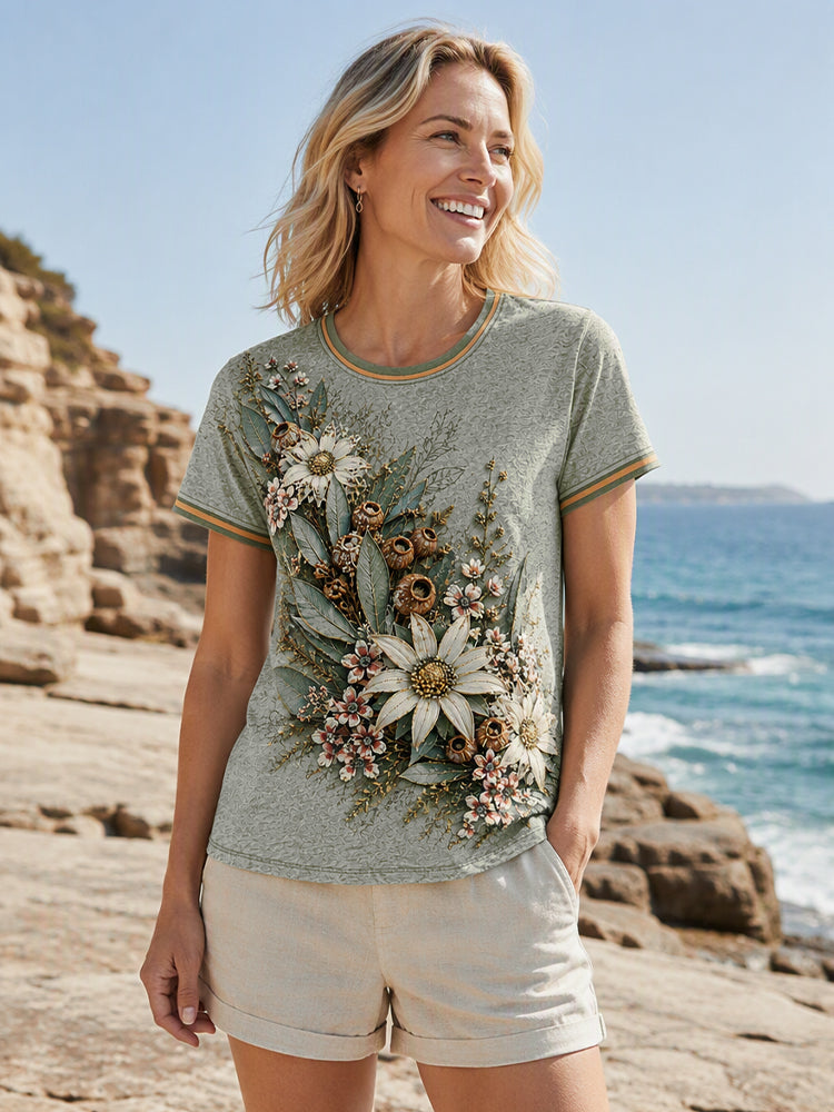 Women's Australian Wildflower Season Short-Sleeved T-Shirt