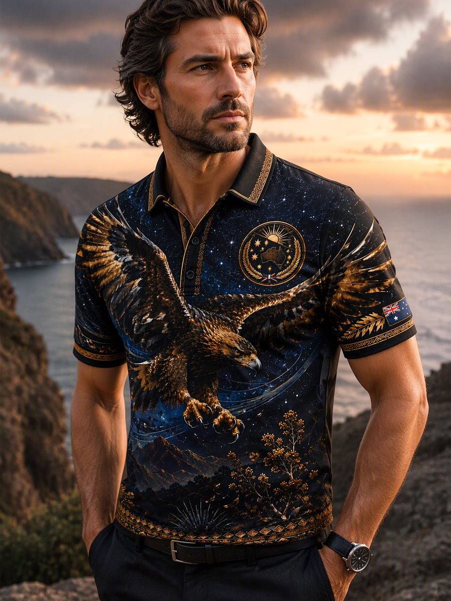 Men's Australian Animals Short Sleeve Shirt