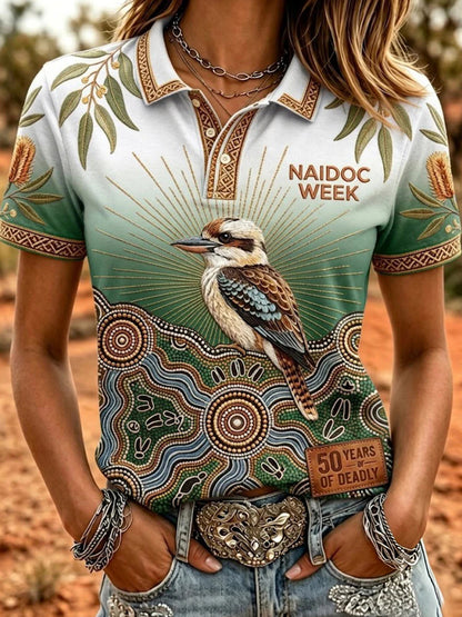 Women's Naidoc Week Art Print Short-Sleeve T-Shirts