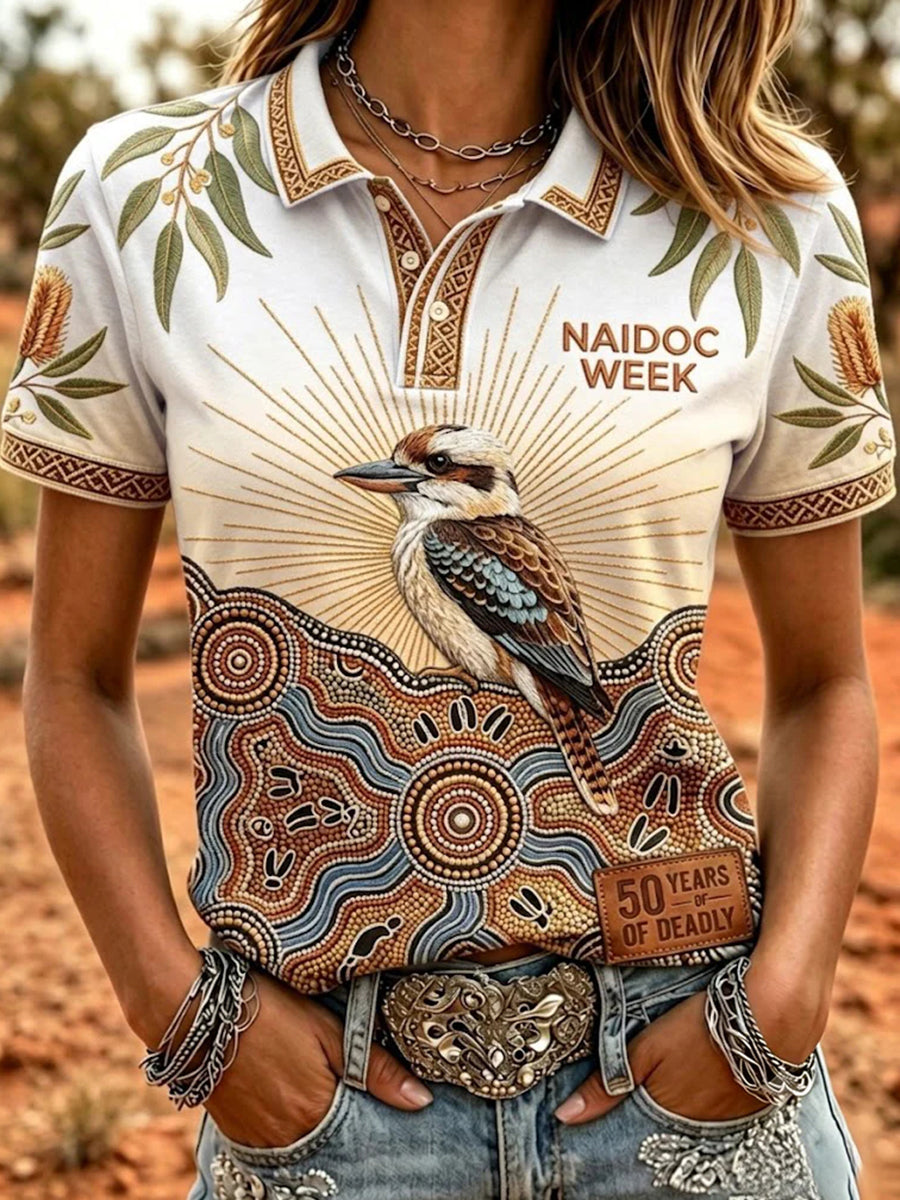 Women's Naidoc Week Art Print Short-Sleeve T-Shirts