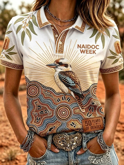 Women's Naidoc Week Art Print Short-Sleeve T-Shirts