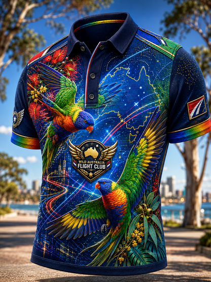 Men's Australian Animals Short Sleeve Shirt