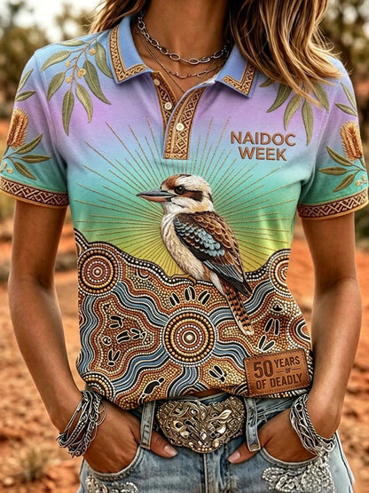 Women's Naidoc Week Art Print Short-Sleeve T-Shirts