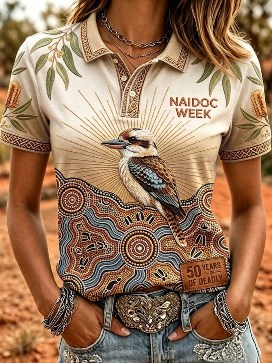 Women's Naidoc Week Art Print Short-Sleeve T-Shirts