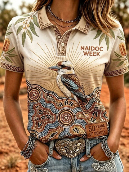 Women's Naidoc Week Art Print Short-Sleeve T-Shirts