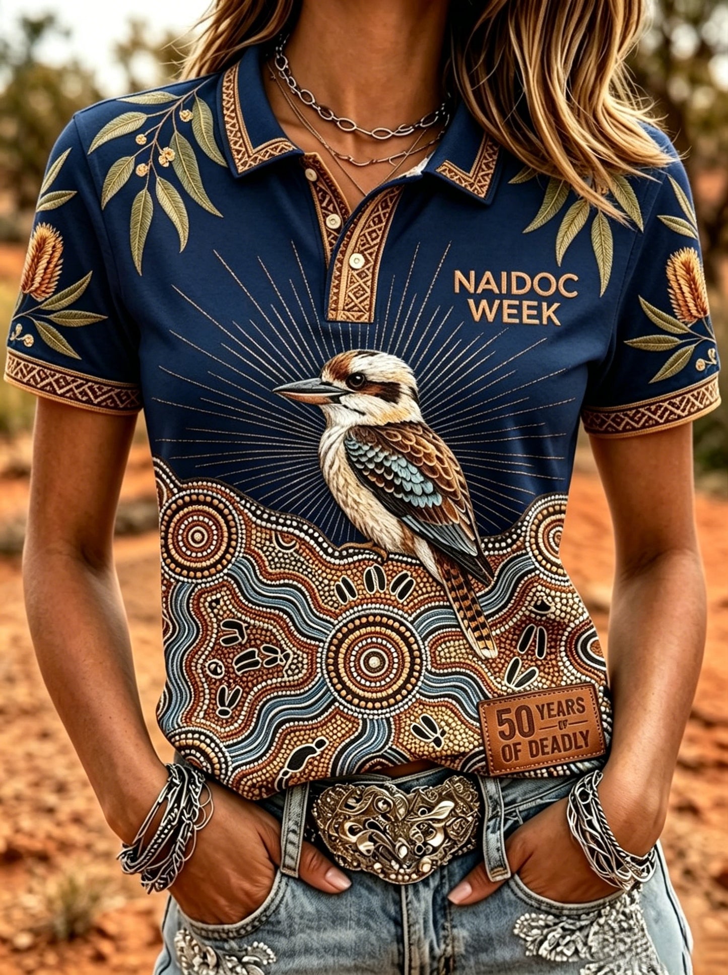 Women's Naidoc Week Art Print Short-Sleeve T-Shirts