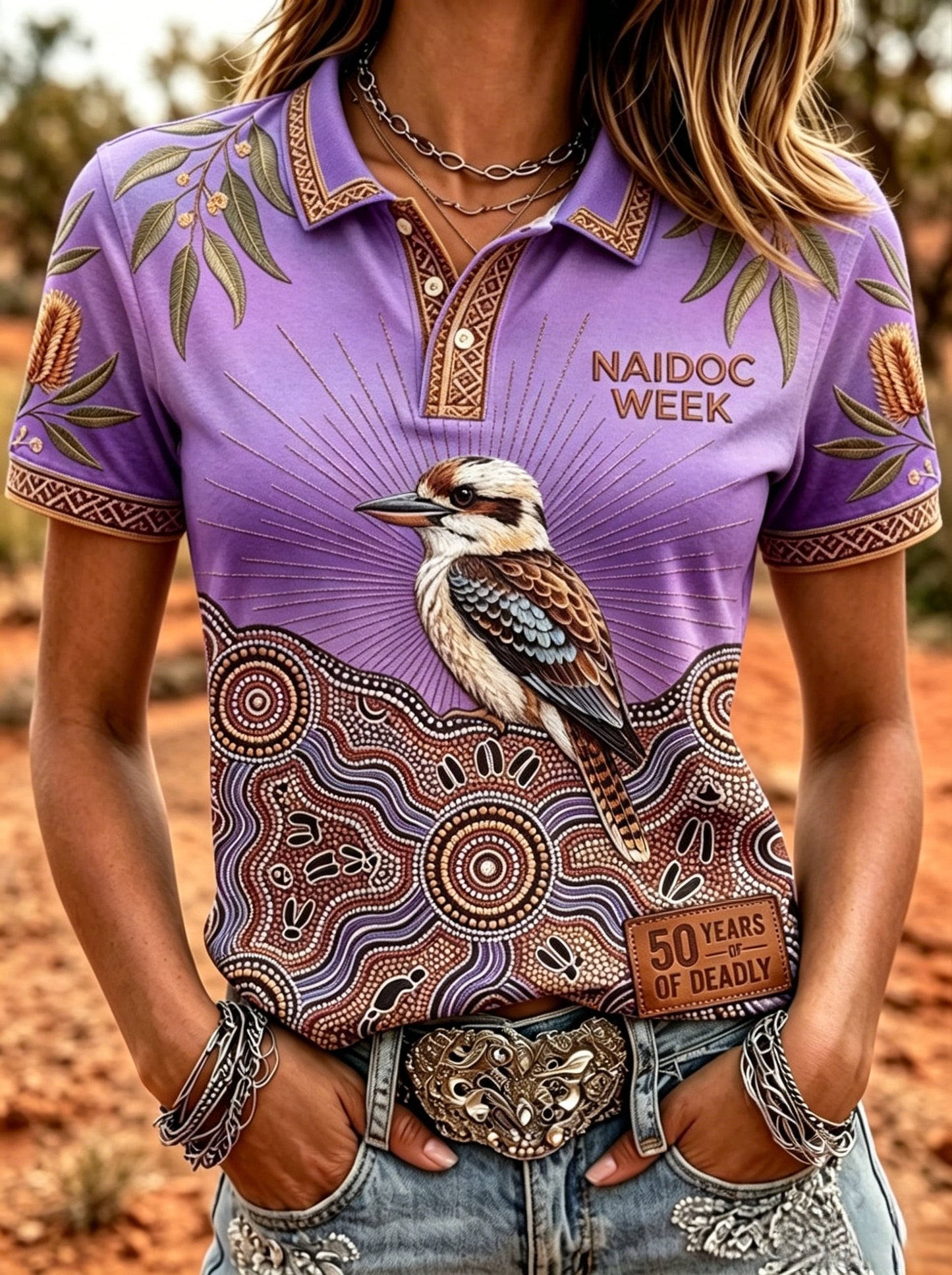 Women's Naidoc Week Art Print Short-Sleeve T-Shirts