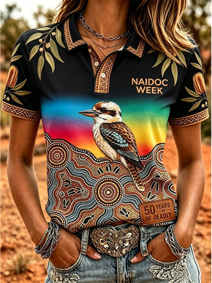 Women's Naidoc Week Art Print Short-Sleeve T-Shirts