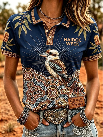 Women's Naidoc Week Art Print Short-Sleeve T-Shirts