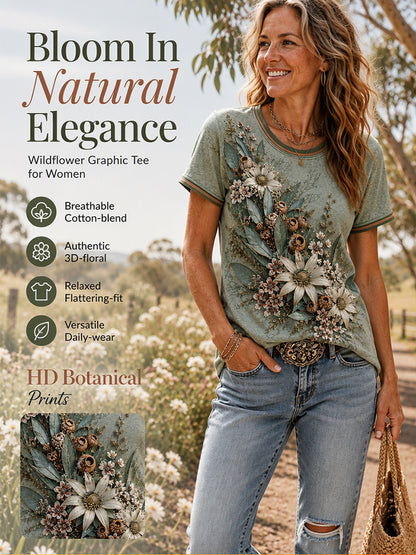 Women's Australian Wildflower Season Short-Sleeved T-Shirt