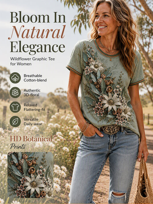 Women's Australian Wildflower Season Short-Sleeved T-Shirt