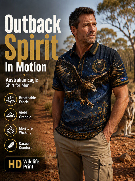 Men's Australian Animals Short Sleeve Shirt