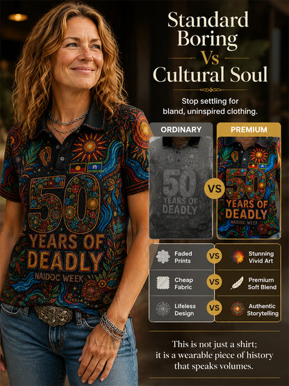 Women's Australia Naidoc Week Polo T-Shirt