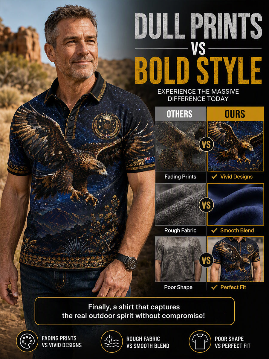 Men's Australian Animals Short Sleeve Shirt