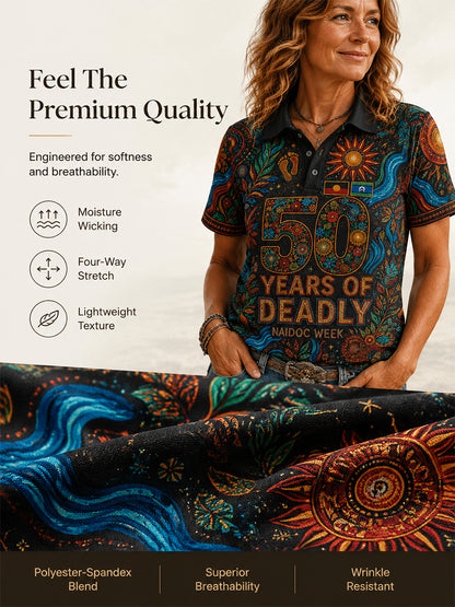Women's Australia Naidoc Week Polo T-Shirt