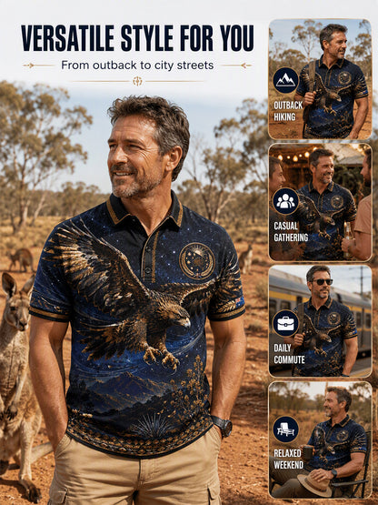 Men's Australian Animals Short Sleeve Shirt