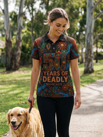 Women's Australia Naidoc Week Polo T-Shirt