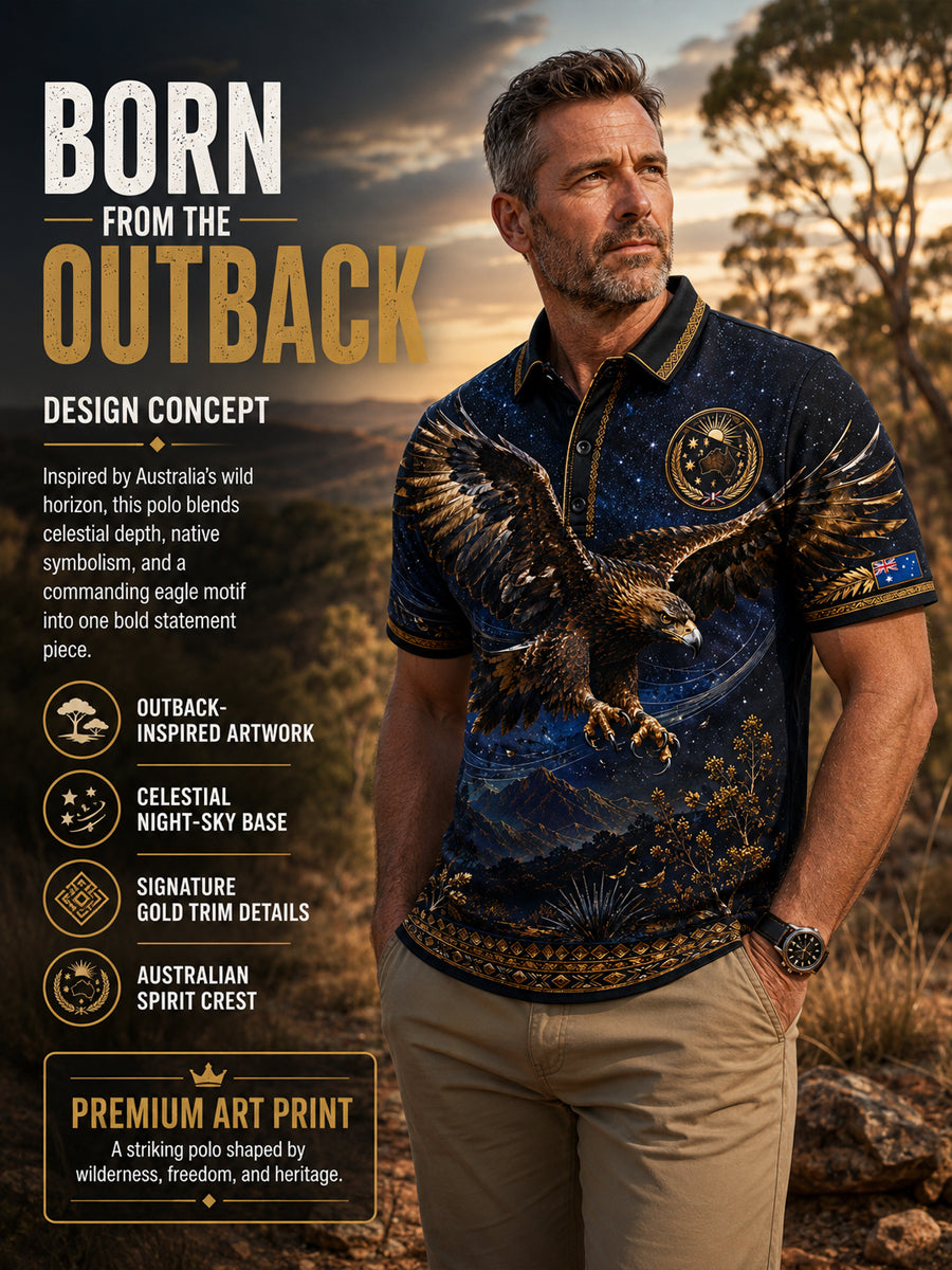 Men's Australian Animals Short Sleeve Shirt