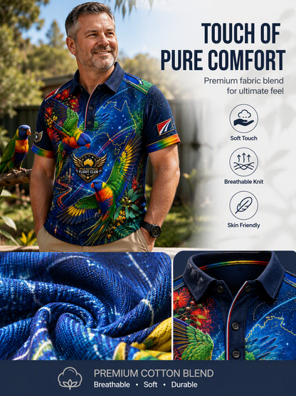 Men's Australian Animals Short Sleeve Shirt
