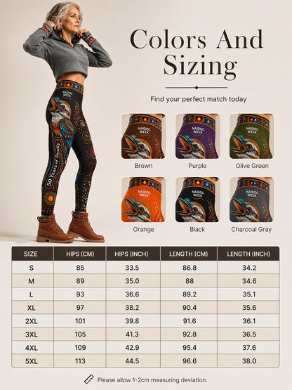 Women's Australia Naidoc Week High-Waisted Slim Fit Casual Leggings