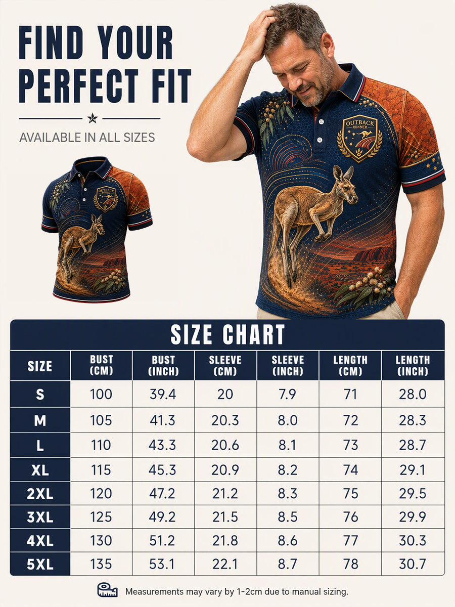 Men's Australian Animals Short Sleeve Shirt