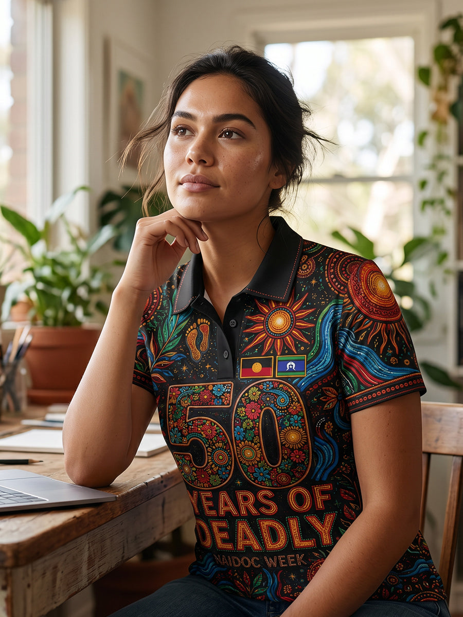 Women's Australia Naidoc Week Polo T-Shirt