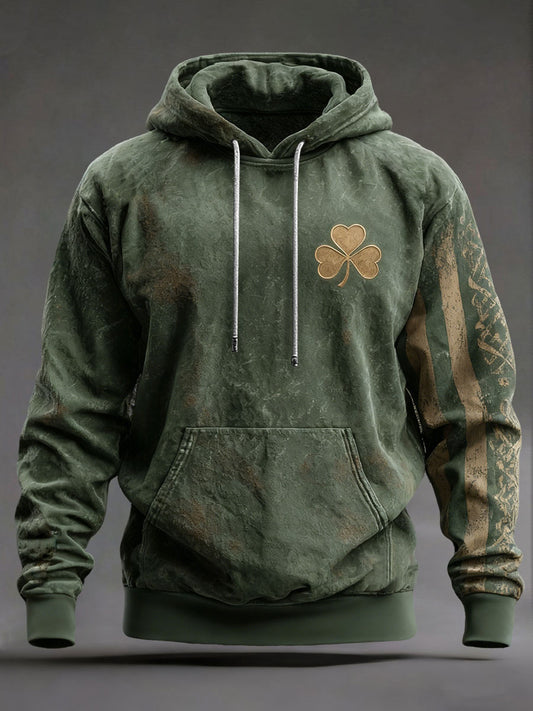 Men's St. Patrick's Day Print Casual Hoodie