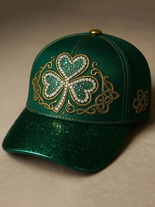 Unisex St. Patrick's Day Shamrock Art Print Hat