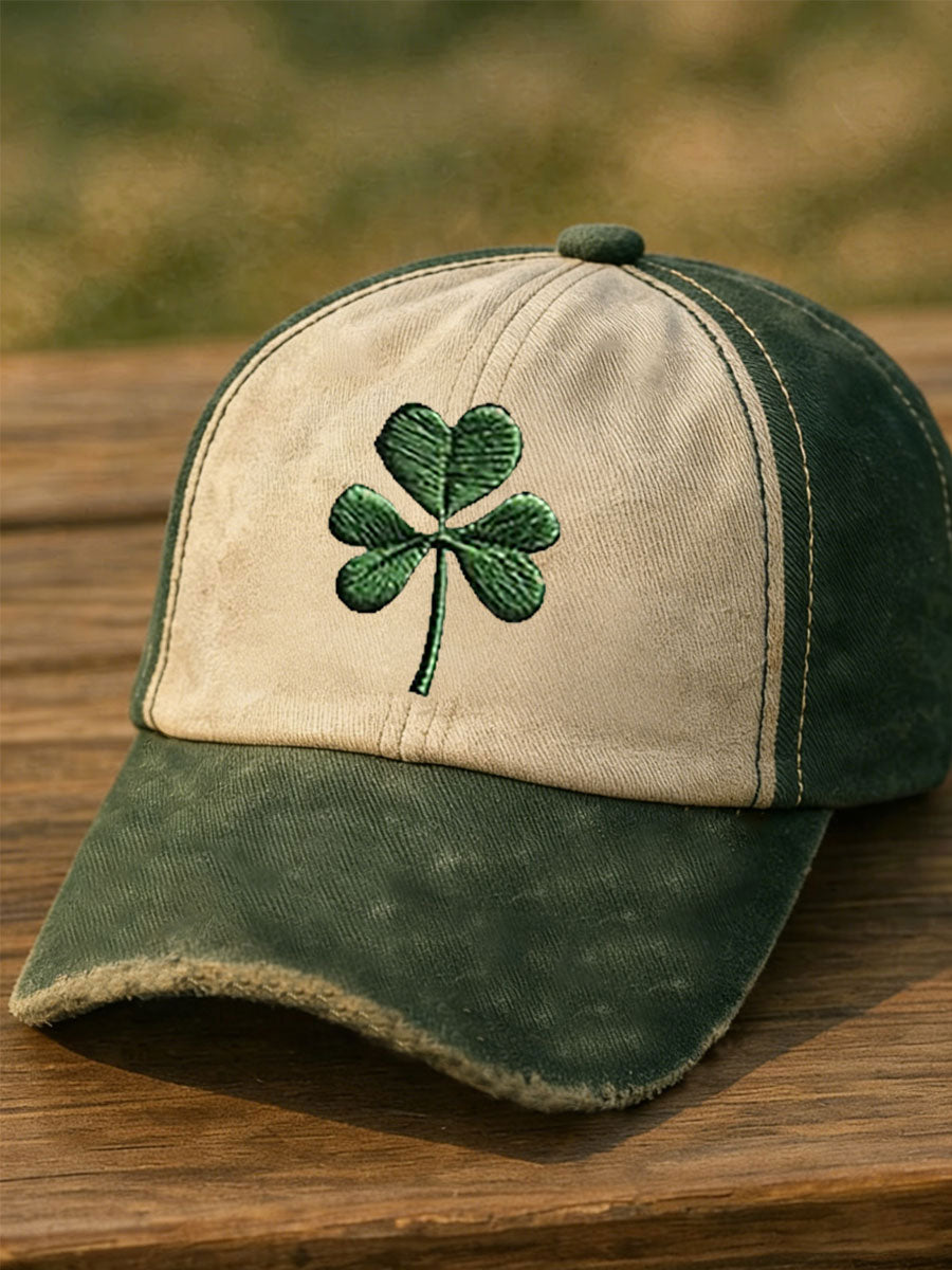 St. Patrick's Day Shamrock Print Casual Unisex Cap