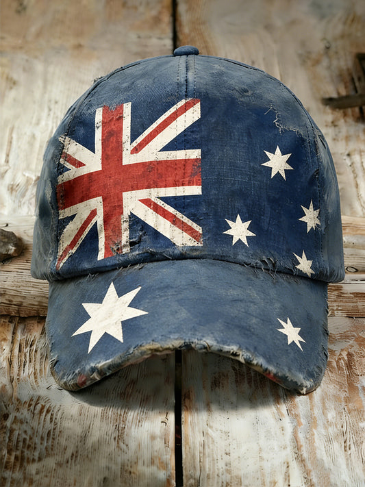 Unisex Vintage Australian Vacation Pattern Printed Hat