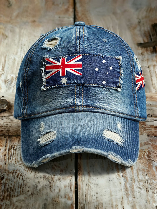 Unisex Vintage Australian Vacation Pattern Printed Hat