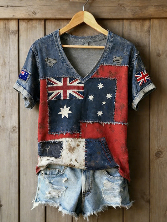 Women's Vintage Australian Holiday Casual Comfortable T-shirt