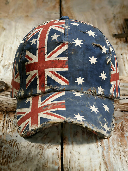 Unisex Vintage Australian Vacation Pattern Printed Hat
