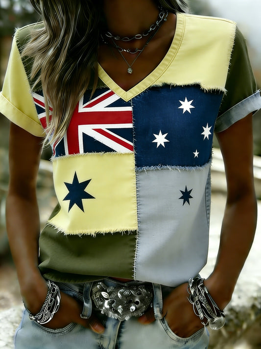 Women's Vintage Australian Holiday Casual Comfortable T-shirt