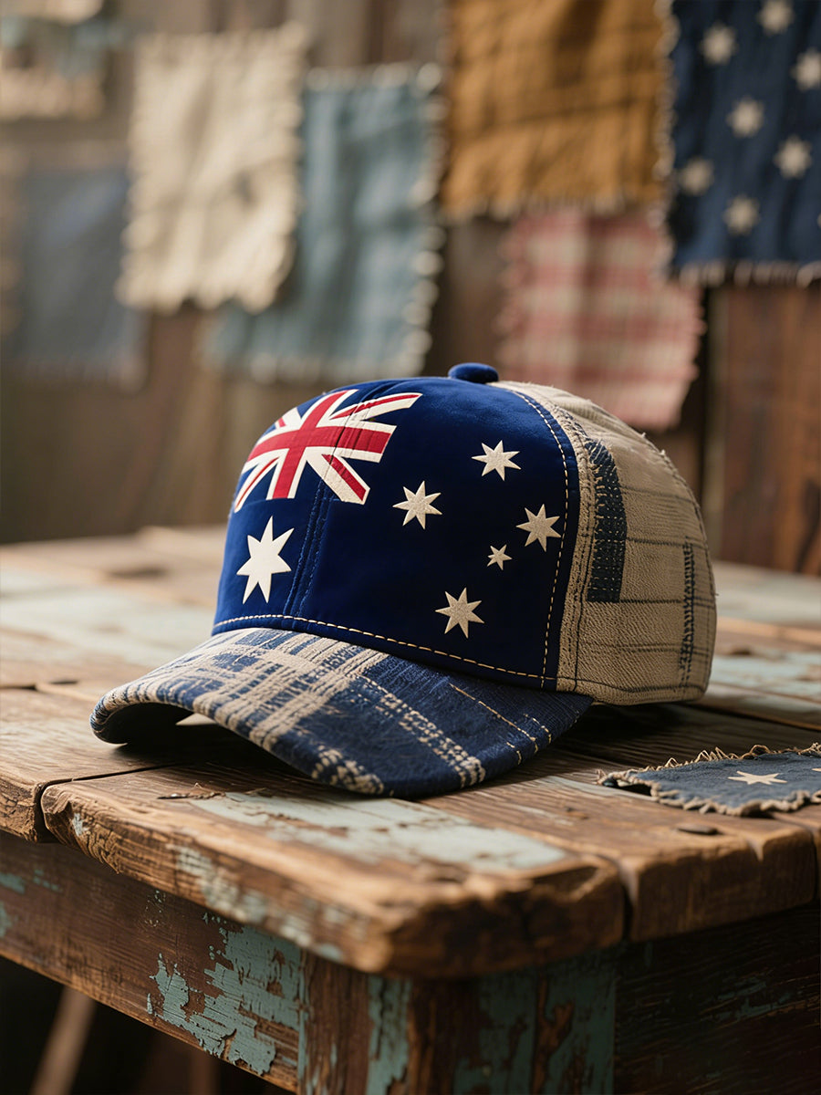 Unisex Vintage Australian Vacation Pattern Printed Hat