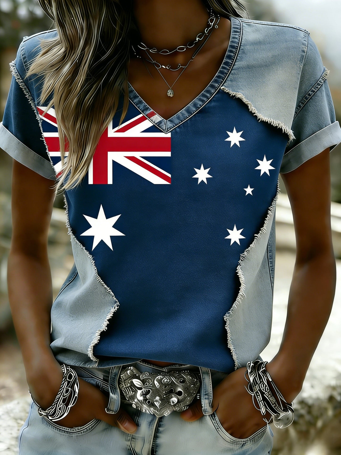 Women's Vintage Australian Holiday Casual Comfortable T-shirt