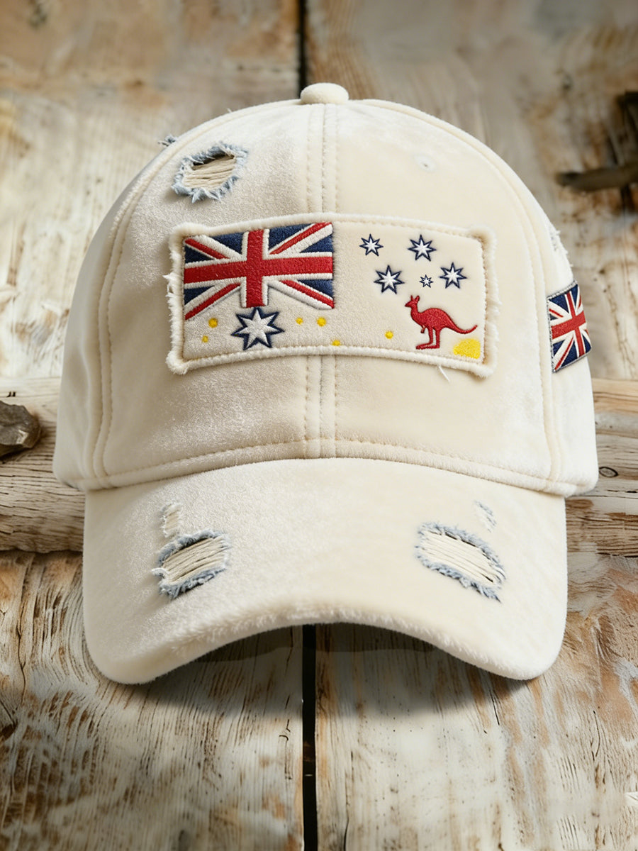 Unisex Vintage Australian Vacation Pattern Printed Hat