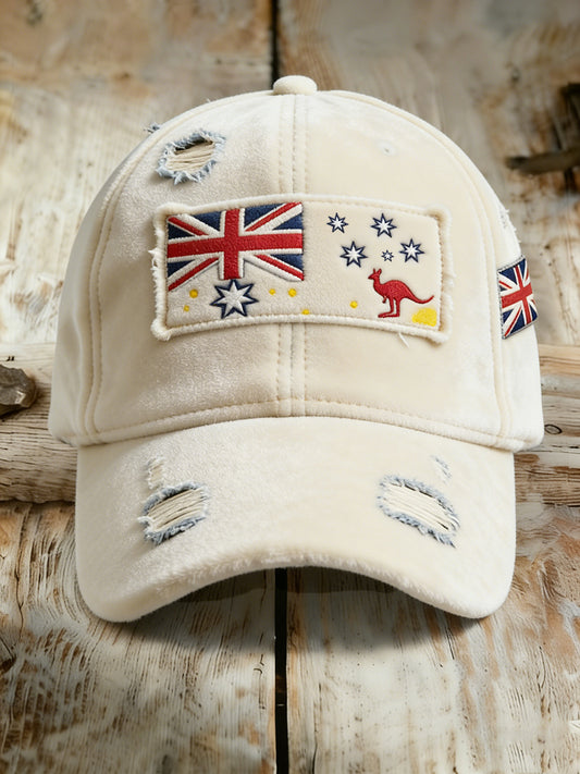 Unisex Vintage Australian Vacation Pattern Printed Hat